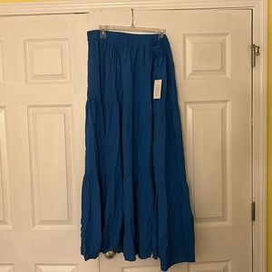 Eloquii Tiered Maxi Skirt